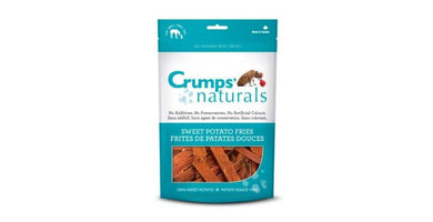 CRUMPS CHIEN FRITES DE PATATES DOUCES 4.8OZ - Boutique Le Jardin Des Animaux -Gâterie pour chienBoutique Le Jardin Des AnimauxCP00112