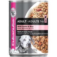 Conserve pour chien EUKANUBA - Entrée agneau et riz pour adulte 375g