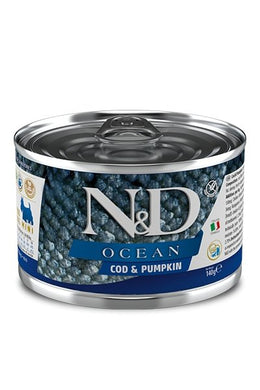 Farmina conserve chien adulte 4.9oz , formule ocean morue et citrouille - Boutique Le Jardin Des Animaux -conserve pour chienBoutique Le Jardin Des AnimauxFA10220