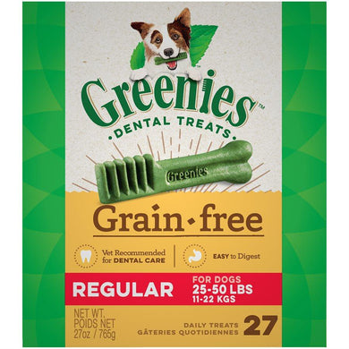 Greenies Gâterie dentaire Régulier sans grains - Boutique Le Jardin Des Animaux -Gâterie pour chienBoutique Le Jardin Des Animaux138-10465