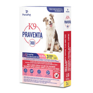 K9 Praventa 360 traitement contre les puces et les tiques pour chiens de grande taille, 11 kg à 25 kg, 3 ou 6 tubes - Boutique Le Jardin Des Animaux -anti-parasitaire pour chatBoutique Le Jardin Des Animaux73862
