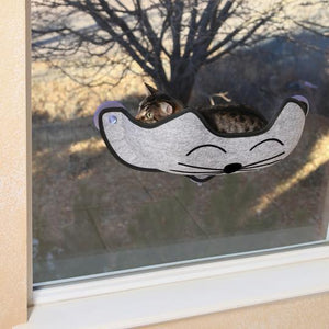 K&H \ EZ Mount Kittyface Window Bed, Tablette de bord de fenêtre pour chat - Boutique Le Jardin Des Animaux -Griffoir, meuble et litBoutique Le Jardin Des Animaux122-09185