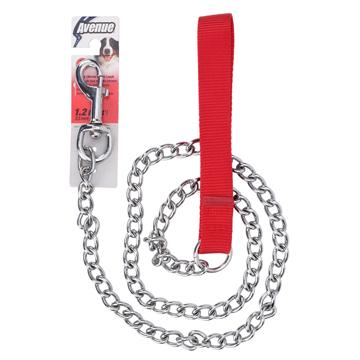 Laisse chromée Avenue de luxe, très gros maillons, 1,2 m (4 pi) - Boutique Le Jardin Des Animaux -Accessoires de prommenadeBoutique Le Jardin Des Animaux71845