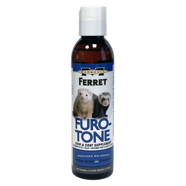 Supplément Furo-Tone pour la peau et le pelage pour furets 6 oz – Marshall