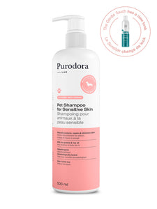 Purodora - Shampoing pour animaux à la peau sensible - 500 ml