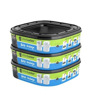 Litter Locker Design Plus poubelle à litière + 3 recharges en plus - Boutique Le Jardin Des Animaux -Accessoires de litièreBoutique Le Jardin Des Animauxll20000