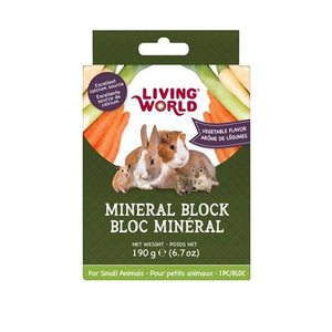 Living World bloc minéraux arôme de légumes 40g pour petits animaux - Boutique Le Jardin Des Animaux -Gâterie petit mammifèreBoutique Le Jardin Des Animaux60499