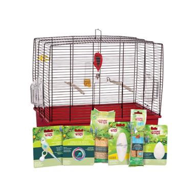 Living world Cage équipée de luxe pour perruches ondulées - Boutique Le Jardin Des Animaux -Cage pour oiseauxBoutique Le Jardin Des Animaux82942