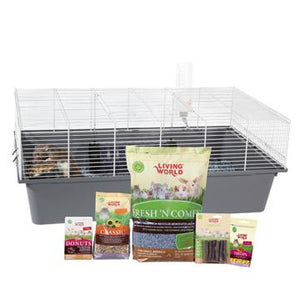 Living World Cage équipée pour rat - Boutique Le Jardin Des Animaux -Habitat pour petit mammifèreBoutique Le Jardin Des Animaux61789