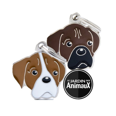 Médaille pour chien collection Friends, BOXER, Couleurs variées - Boutique Le Jardin Des Animaux -médailleBoutique Le Jardin Des AnimauxMF34