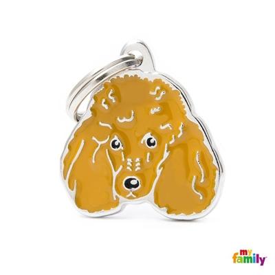 Médaille pour chien collection Friends, CANICHE, Couleurs variées - Boutique Le Jardin Des Animaux -médailleBoutique Le Jardin Des AnimauxMF20NORANGE