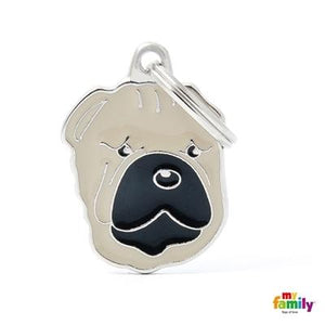 Médaille pour chien collection Friends, Shar Pei, Couleurs variées - Boutique Le Jardin Des Animaux -médailleBoutique Le Jardin Des AnimauxMF05N