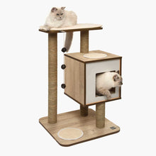 Charger l&#39;image dans la galerie, Meuble High Base Vesper – chêne, arbre à chat - Boutique Le Jardin Des Animaux -Griffoir, meuble et litBoutique Le Jardin Des Animaux52042
