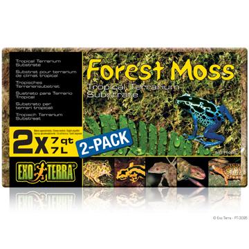 Mousse de forêt Forest Moss Exo Terra, 2 x 7 L (2 x 7 pte) - Boutique Le Jardin Des Animaux -DécorationBoutique Le Jardin Des AnimauxPT3095