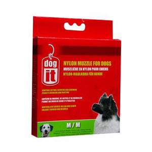 Muselière Dogit en nylon pour chiens, noire, moyenne, 14 cm (5 ½ po) - Boutique Le Jardin Des Animaux -Accessoires de prommenadeBoutique Le Jardin Des Animaux90803