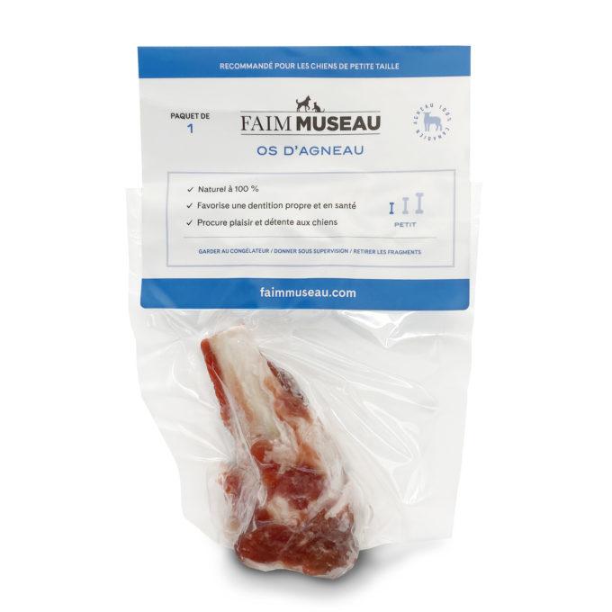 Nourriture crue pour chien Faim Museau - Rotule d’Agneau - Boutique Le Jardin Des Animaux -Nourriture chienBoutique Le Jardin Des Animaux