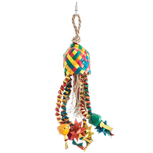 Panier renversé avec étoiles suspendues Rustic Treasures HARI pour très petits et petits oiseaux à bec crochu - Boutique Le Jardin Des Animaux -Accessoire pour oiseauxBoutique Le Jardin Des Animaux81208