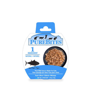 Purebites - Gâterie humide de thon sauvage pour chat