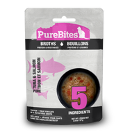 Purebites - Gâteries pour chat thon et saumon dans le bouillon