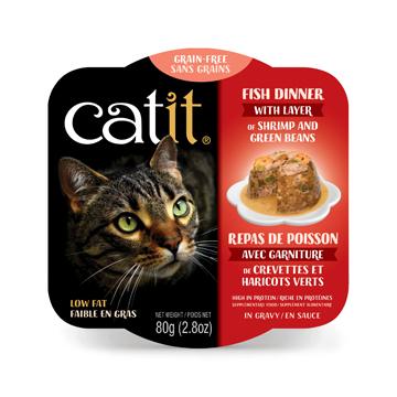 Repas pour chat Catit - Poisson avec crevettes et haricots verts 80g - Boutique Le Jardin Des Animaux -conserve pour chatBoutique Le Jardin Des Animaux44715