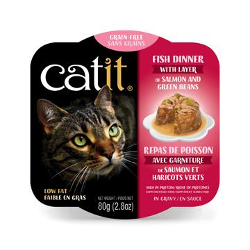 Repas pour chat Catit - Poisson avec saumon et haricots 80g - Boutique Le Jardin Des Animaux -conserve pour chatBoutique Le Jardin Des Animaux44712
