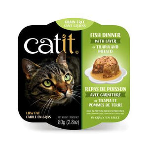 Repas pour chat Catit - Poisson avec tilapia et pommes de terre 80g - Boutique Le Jardin Des Animaux -conserve pour chatBoutique Le Jardin Des Animaux44713