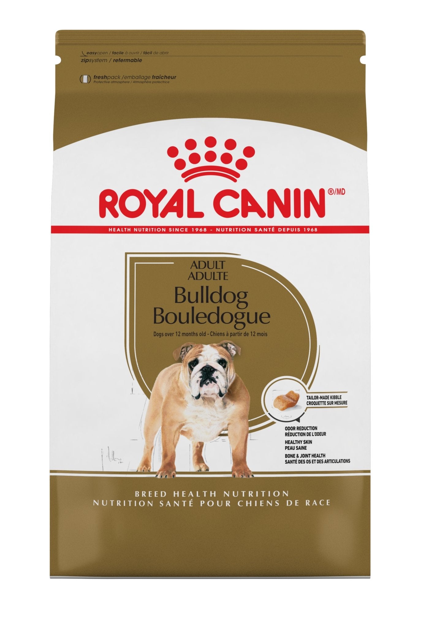 Royal Canin pour chien Bulldog adulte - Boutique Le Jardin Des Animaux, image size:1387x2048
