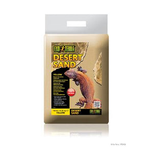 Sable du désert Desert Sand Exo Terra, jaune, 10 lb (4,5 kg) - Boutique Le Jardin Des Animaux -DécorationBoutique Le Jardin Des AnimauxPT3103