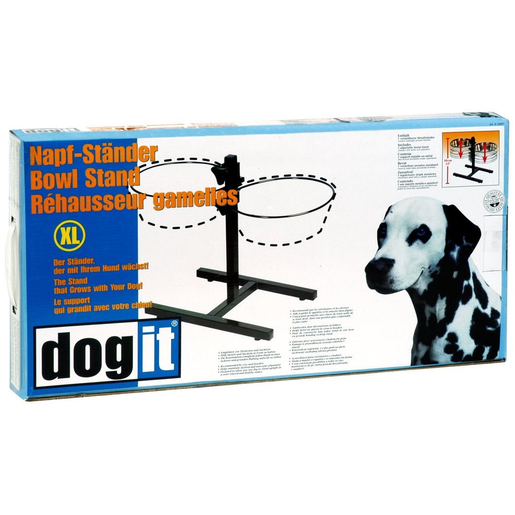 Support réglable Dogit pour bols, très grand, convient à 2 bols de 4 L (135 oz liq.) - Boutique Le Jardin Des Animaux -Accessoires de nourrissageBoutique Le Jardin Des Animaux73497