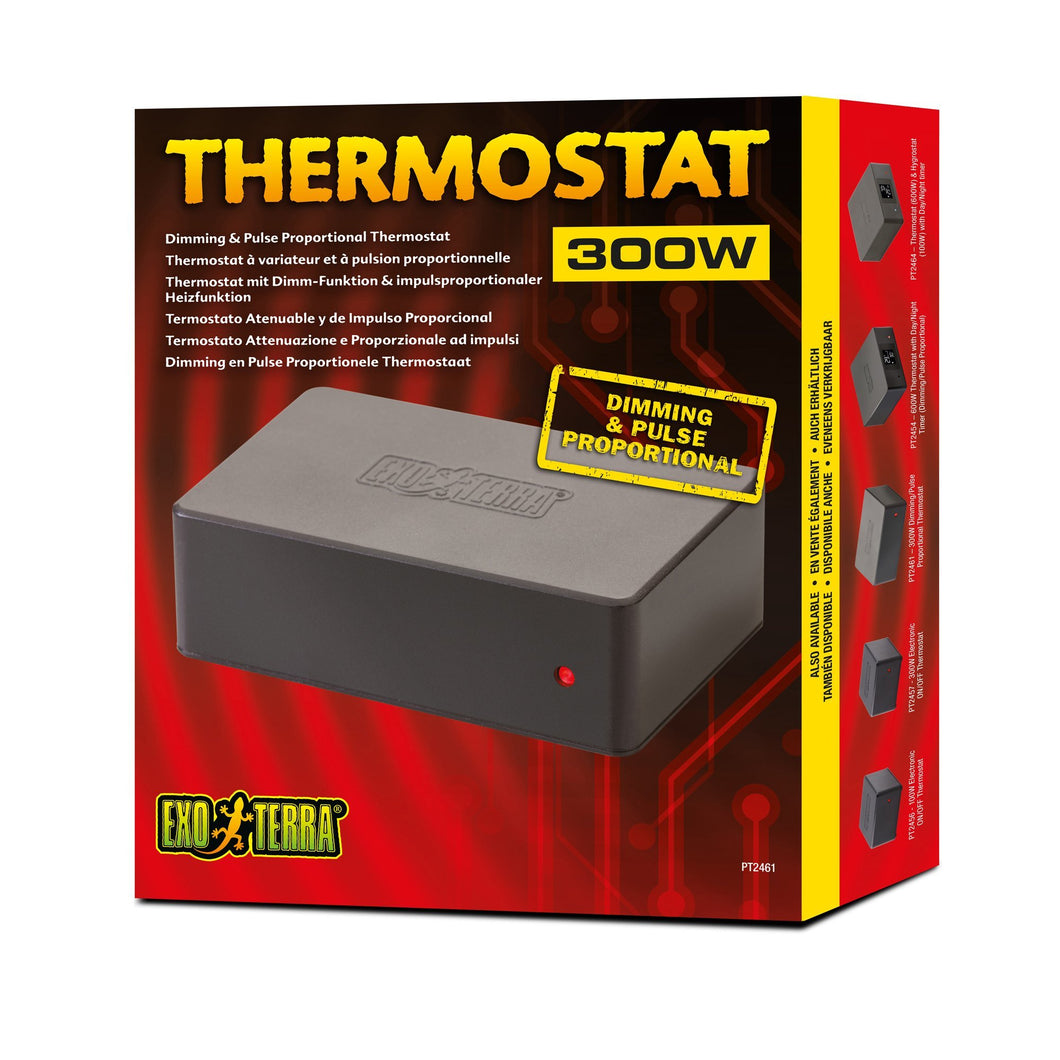 Thermostat Exo Terra à variateur et à pulsion proportionnelle, 300 W - Boutique Le Jardin Des Animaux -temperatureBoutique Le Jardin Des AnimauxPT2461