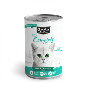 Conserve pour chat Kit Cat - Thon et graines de chia en bouillon