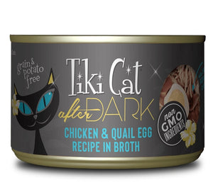 Tiki Cat After Dark, conserve pour chat recette de poulet et oeuf de caille - Boutique Le Jardin Des Animaux -conserve pour chatBoutique Le Jardin Des Animaux