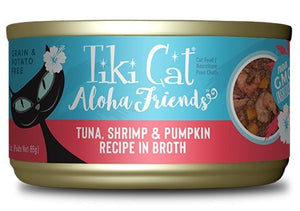 Tiki Cat Aloha Friends, conserve pour chat recette thon, crevette et citrouille - Boutique Le Jardin Des Animaux -conserve pour chatBoutique Le Jardin Des Animaux201-400008