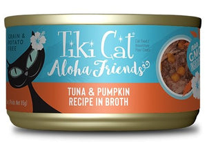 Tiki Cat Aloha Friends, conserve pour chat recette thon et citrouille - Boutique Le Jardin Des Animaux -conserve pour chatBoutique Le Jardin Des Animaux201-40010