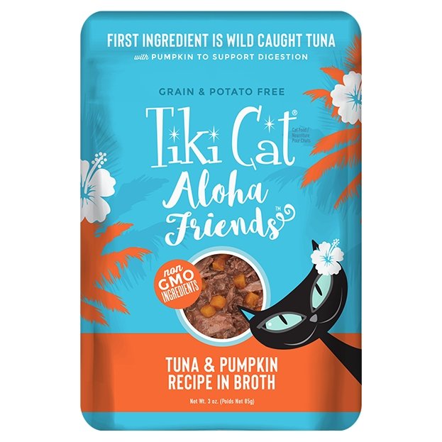 Tiki Cat Aloha Friends, conserve pour chat recette thon et citrouille - Boutique Le Jardin Des Animaux -conserve pour chatBoutique Le Jardin Des Animaux