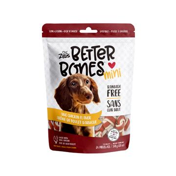 Zeus Better Bones - Os arôme de poulet, mini, paquet de 24 - Boutique Le Jardin Des Animaux -Gâterie pour chienBoutique Le Jardin Des Animaux92742
